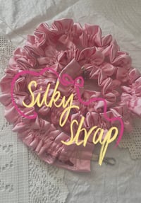 Image 1 of Silky Ruffle Strap