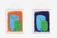 Image 1 of We 3 Owls 2 Nursery At Print Set