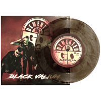 Image 1 of DEMENTED ARE GO - BLACK VALIUM (7") Clear/Smoke
