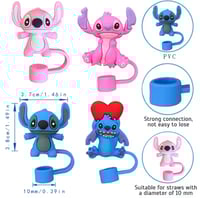 Image 4 of LILO & Stitch Straw Cover | Angel