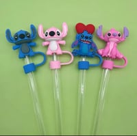 Image 3 of LILO & Stitch Straw Cover | Pink Angel
