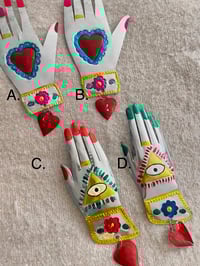 Image 2 of Hand Tin Ornament