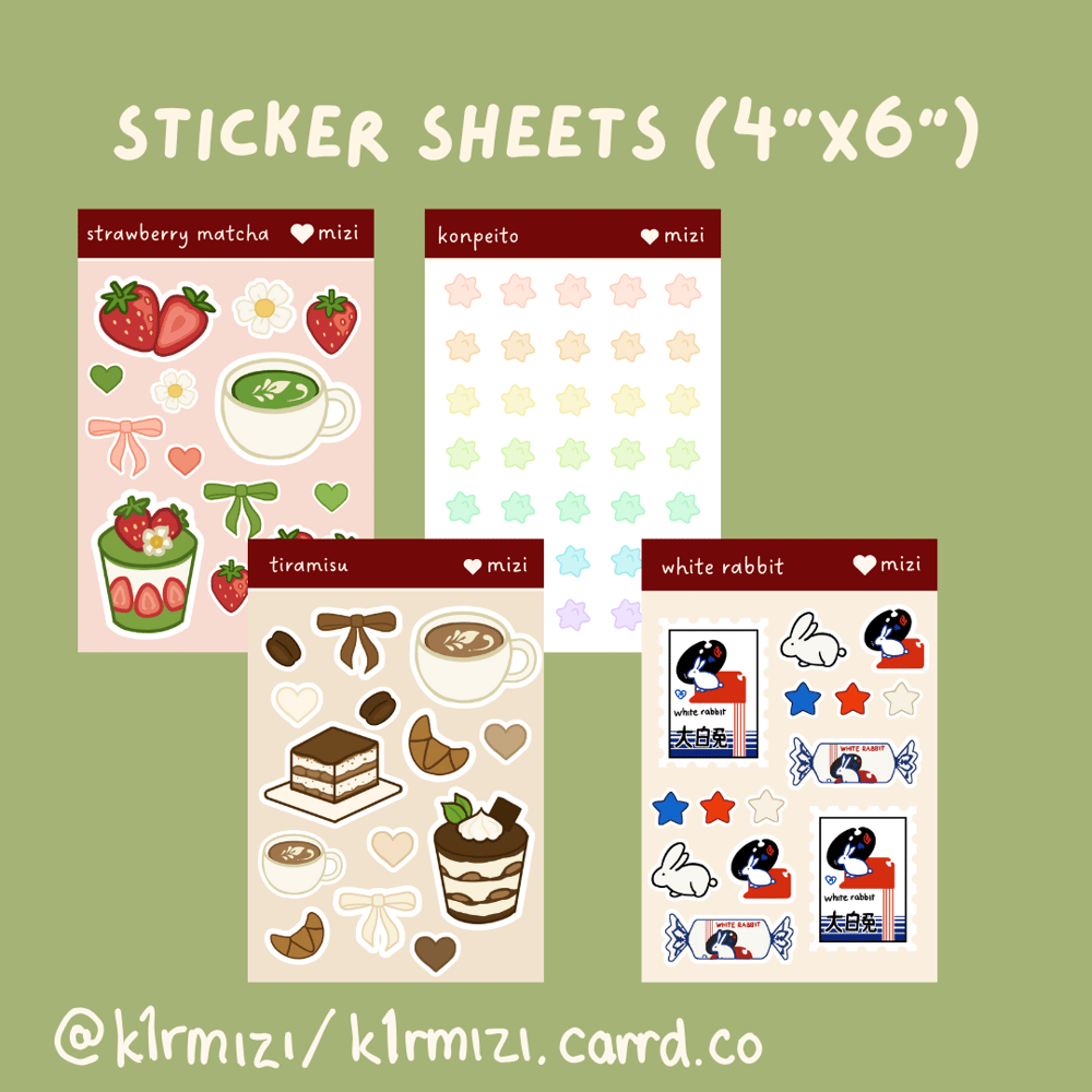 Image of Sticker sheets