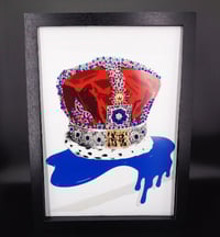 Image 1 of Prestige Egyptian Gold hieroglyph and Sapphire Rose Crown
