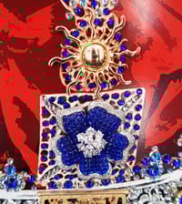 Image 5 of Prestige Egyptian Gold hieroglyph and Sapphire Rose Crown