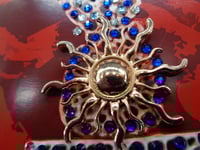 Image 7 of Prestige Egyptian Gold hieroglyph and Sapphire Rose Crown