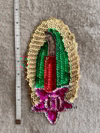 Image 3 of Guadalupe Sequin appliqué Patch