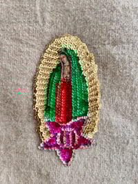 Image 1 of Guadalupe Sequin appliqué Patch