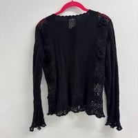 Image 2 of moschino crochet button up 