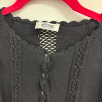 Image 3 of moschino crochet button up 
