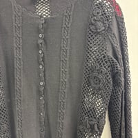 Image 4 of moschino crochet button up 