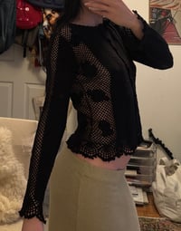 Image 7 of moschino crochet button up 