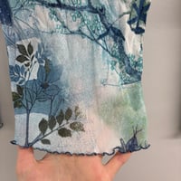 Image 2 of french floral mesh top