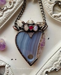 Image 4 of Raw Edge Amethyst Necklace