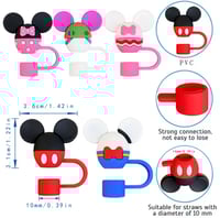Image 9 of Disney Straw Covers | 1-5 Pieces