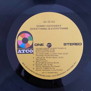 Image of Donny Hathaway "Everything Is Everything"