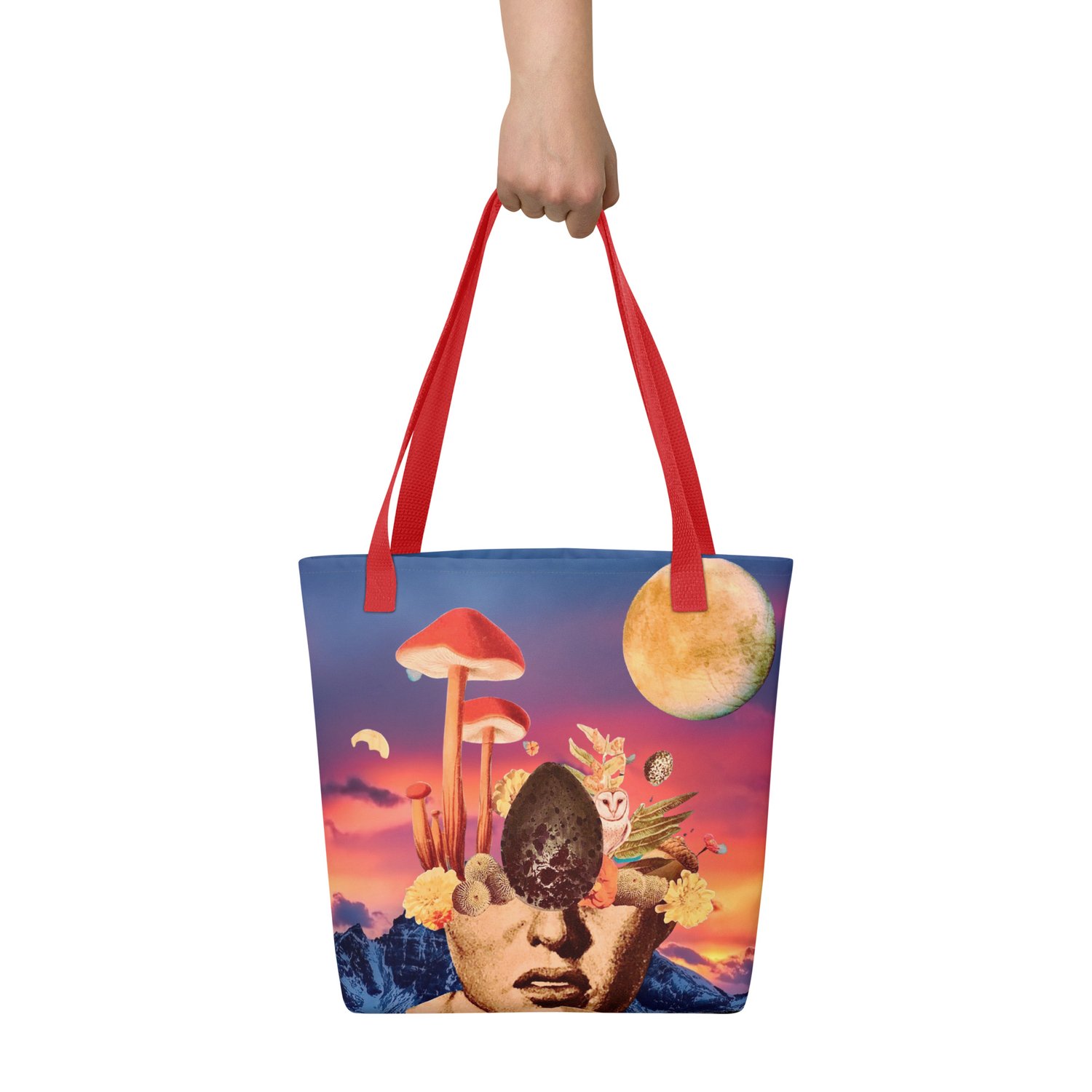 Image of The Sun Sets Best in the West - All Over Print Tote bag
