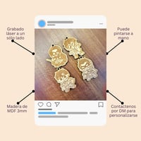 Image 2 of ☆LLAVEROS MDF - ULTIMAS PIEZAS☆ Universo Detectivesino estilo Galletitas de Gengibre