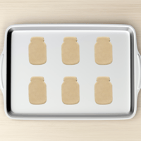 Image 3 of Mason Jar Sugar Cookies - Ready for Decorating - Full Dozen (12)
