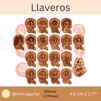 Image 1 of ☆LLAVEROS MDF - ULTIMAS PIEZAS☆ Universo Detectivesino SHIPS 2024 