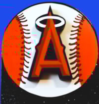 Image 5 of Anaheim Angels 3D Wooden Diorama Cartooning Wall Hanging Décor