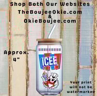 Icee Single Sided Uv Dtf Decal Perfect For The Viral Slush Snow Globe Tumblers! T13