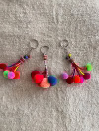 Image 1 of Mon-Tribe Pompom Keychain