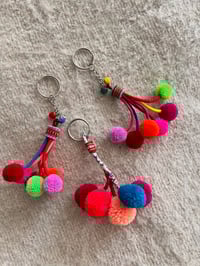Image 2 of Mon-Tribe Pompom Keychain