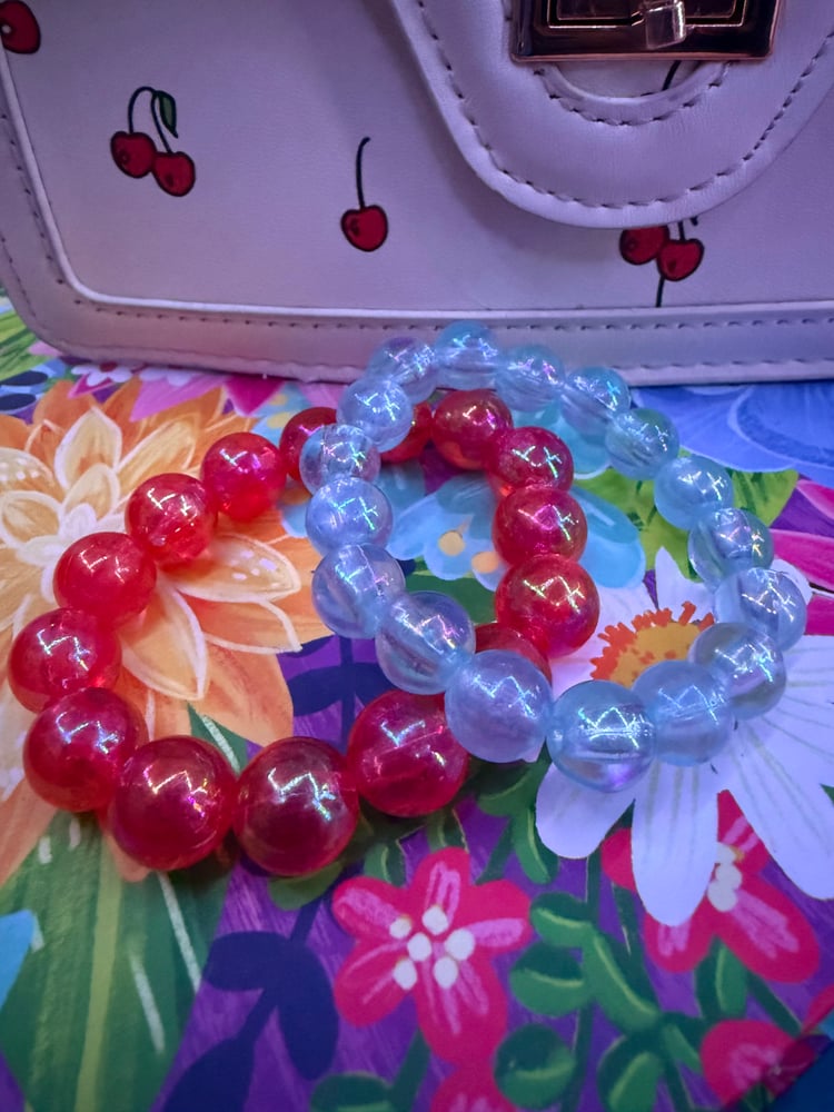 Image of Glass Beaded Bracelet (Two Pack)