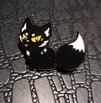 Black Fox Soft Enamel Pin