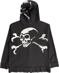 Image 3 of Bounty Hunter Triple Skull Hoodie - M