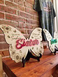 Image 1 of Butterfly plaque