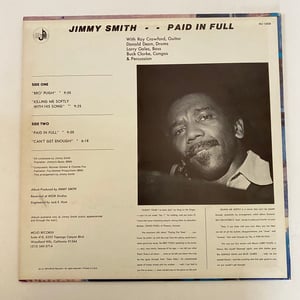 Image of Jimmy Smith "Paid In Full"