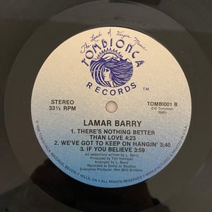 Image of Lamar Barry "There's Nothing Better Than Love"