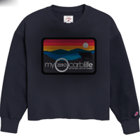 Image 1 of NEW! My Zero Carb Life logo Reverse Fleece Mid-cropped Sweatshirt