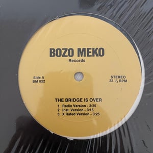 Image of Bozo Meko "Bridge Is Over" 12" EP