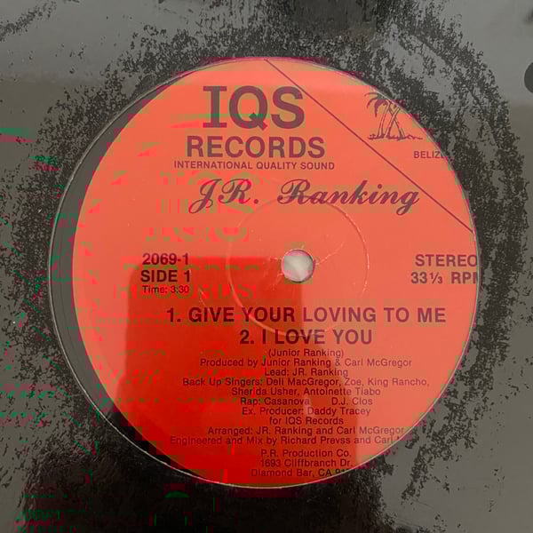 Image of Jr. Ranking 12" EP
