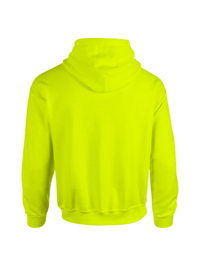 Image 2 of (PRE-SALE) Black Sewing Logo Network Hoodie - Left Chest (Neon Yellow)