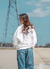 Image 1 of White Butterfly Hoodie