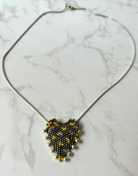 Image 1 of Heart Silver Yellow