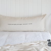 Image 4 of custom - signature long cushion covers
