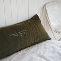 Image 5 of custom - signature long cushion covers