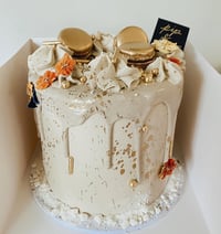 Image 3 of TALL 5” ROUND GIFT CAKE - (8 GENEROUS SERVES) Please read description carefully!