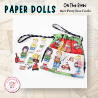 Image 14 of PAPER DOLLS On the Road 18 pc Sampler Box by Penny Rose Fabrics