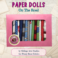 Image 2 of PAPER DOLLS On the Road 18 pc Sampler Box by Penny Rose Fabrics