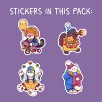 Image 1 of Clowns - Leftover Sticker Pack