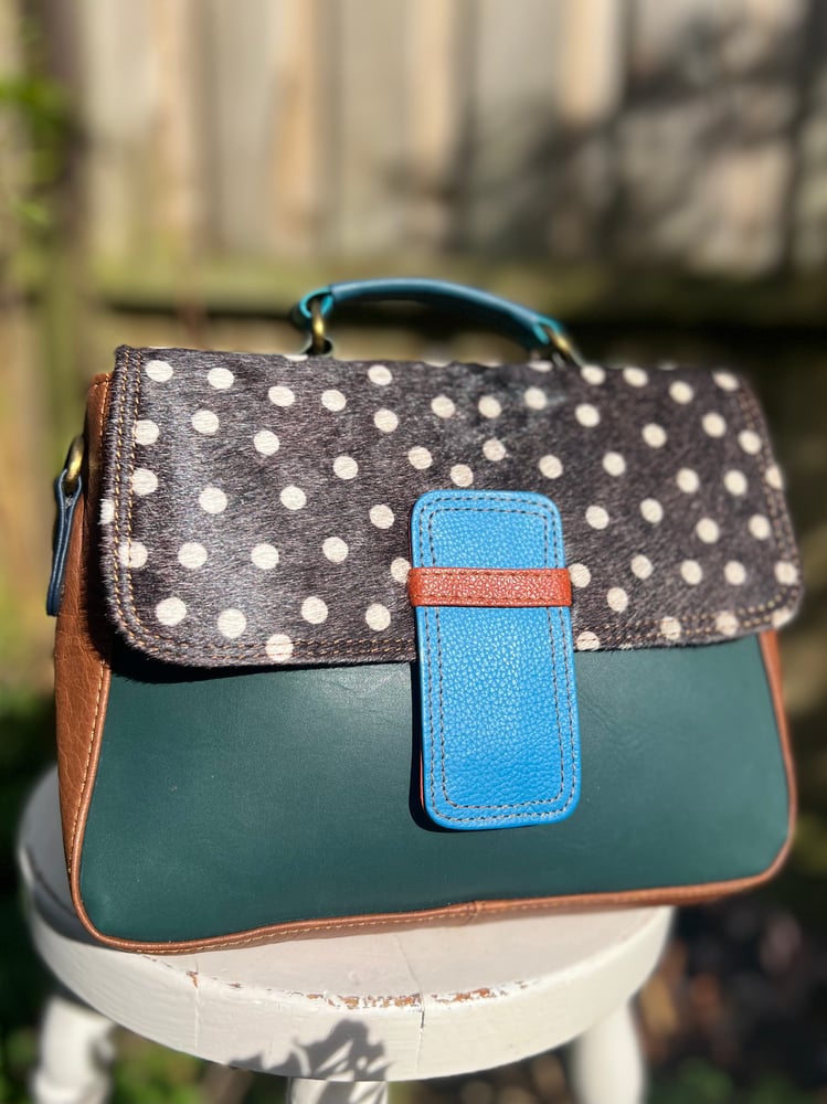 Image of Harlequin Collection - Zerowaste Recycled Leather/Fur  #34A
