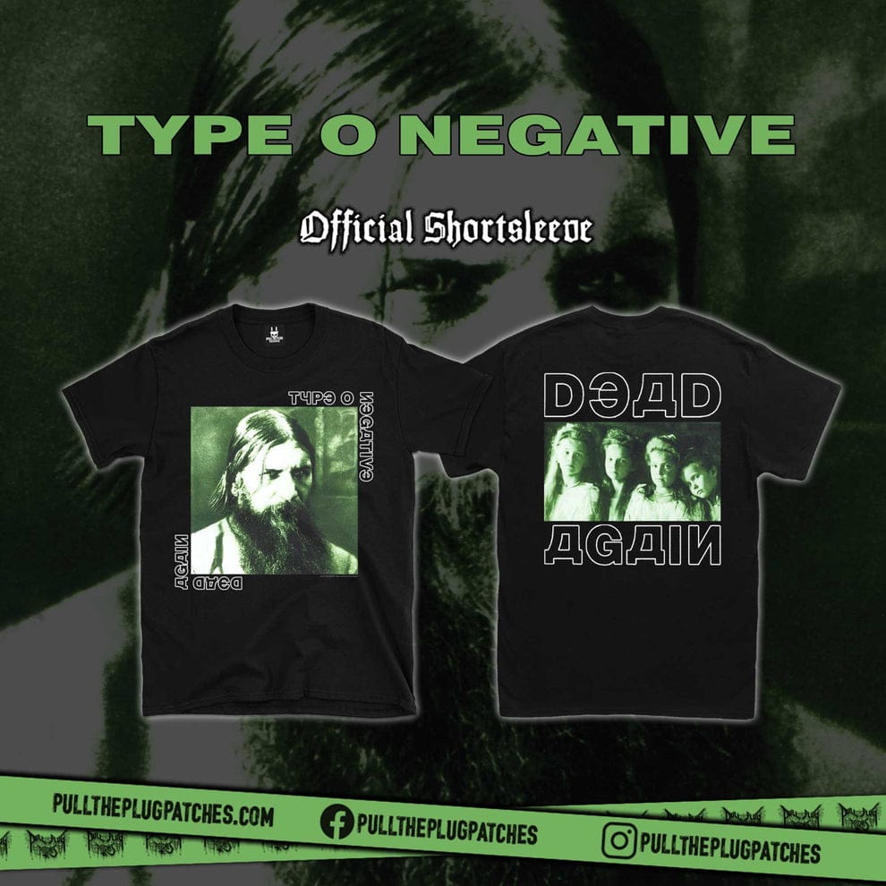 Pre Order TYPE O NEGATIVE - Dead Again- t-shirt and long sleeves