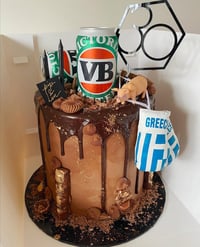 Image 2 of EXTRA TALL 7” ROUND CAKE (40 GENEROUS SERVES) Please read description carefully