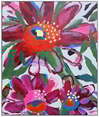 Image 1 of Untamed Blossoms UNEARTHED ART PRIZE FINALIST! - Framed